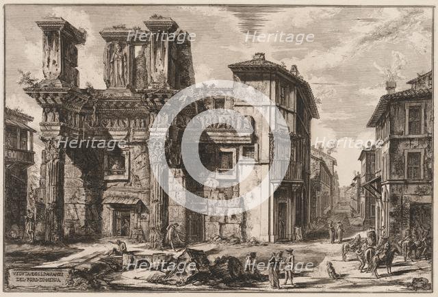 Views of Rome: Forum of Nerva. Creator: Giovanni Battista Piranesi (Italian, 1720-1778).
