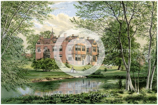 Franks Hall, Kent, home of the Power family, c1880. Artist: Unknown