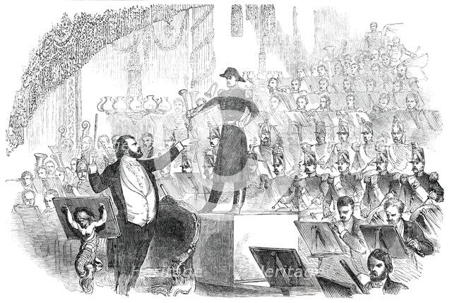 M. Jullien's Concert at Drury-Lane Theatre - the Corps de Tambours, 1850. Creator: Unknown.