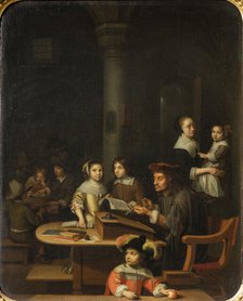 The little class, End of 17th cen.. Creator: Verelst, Simon Pietersz. (1644-ca 1721).