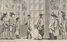 The Macaroni Print Shop, July 14, 1772. Creator: Edward Topham.