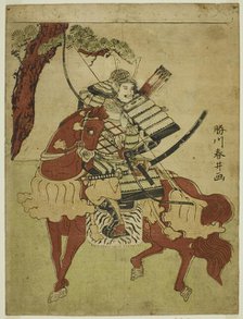 Warrior on Horseback, Japan, late 1780s or early 1790s. Creator: Katsukawa Shunsei.