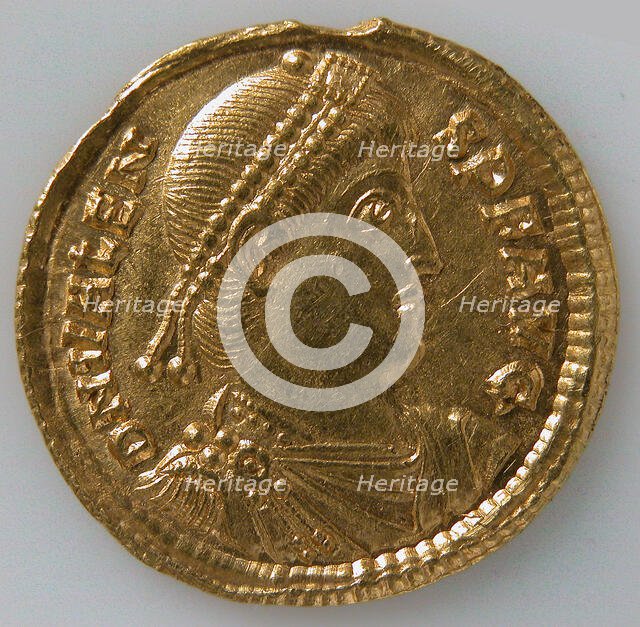 Solidus of Valens (364-378), Byzantine, 364-78. Creator: Unknown.