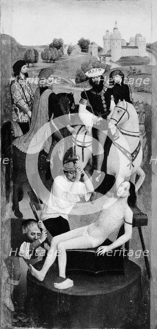 The Martyrdom of Saint Adrian; The Martyrdom of Two Saints, Possibly Ache and Acheul. Creator: Unknown.