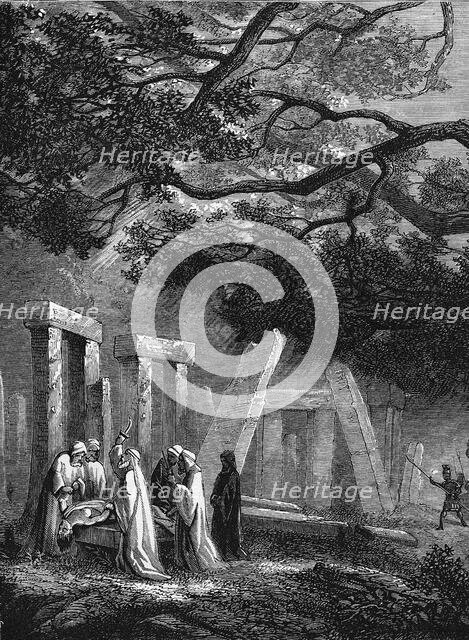 Druids Last Sacrifice, 1887. Creator: Anonymous.