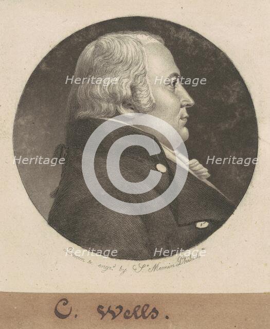 John Craig Wells, 1799. Creator: Charles Balthazar Julien Févret de Saint-Mémin.