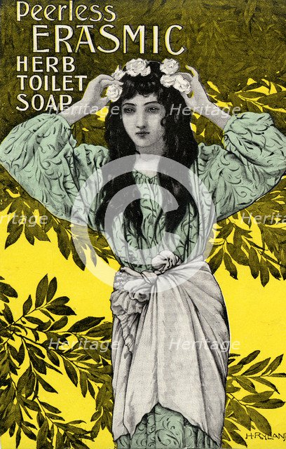 Peerless Erasmic Soap, 19th century. Artist: Henry Ryland