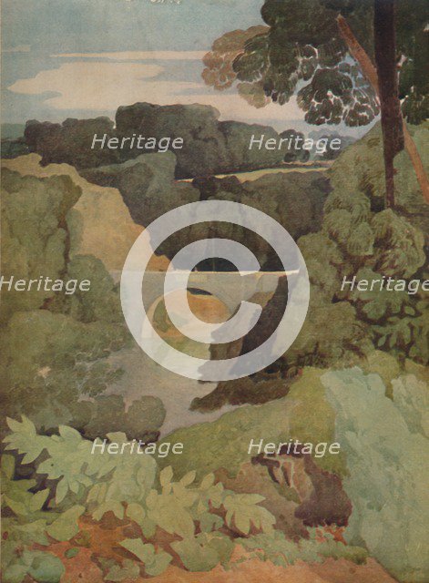 'New Bridge, Durham', 1923. Artist: John Sell Cotman.