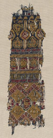 Fragment of a Tiraz-Style Textile, 1081 - 1101. Creator: Unknown.