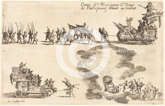 Entry of the Prince of Pfaltzbourg, 1627. Creator: Jacques Callot.