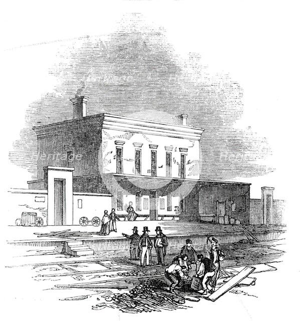Chesterford Station, 1845. Creator: Unknown.