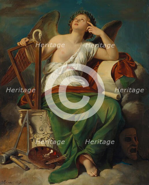 Allegory of art, 1859. Creator: Carl von Blaas.