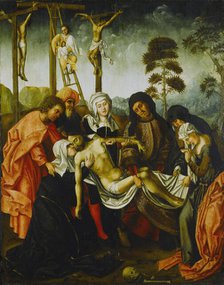 Deposition from the cross, after Van der Weyden.  Creator: Unknown.