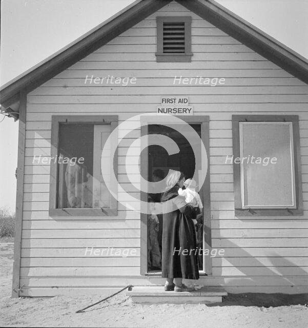 Nursery, Kern migrant camp, California, 1936. Creator: Dorothea Lange.