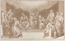Descent of the Holy Ghost, 1760-90. Creator: Stefano Mulinari.