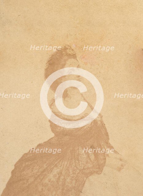 Le chàle de dentelles, 1860s. Creator: Pierre-Louis Pierson.