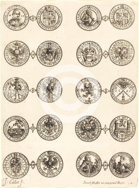 Coins [plate 2]. Creator: Jacques Callot.