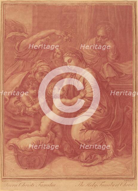 The Holy Family of Christ, early 18th century. Creator: Elisha Kirkall.