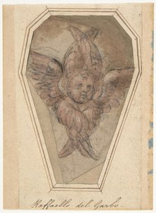 A Seraph (Cartoon for an Embroidery), 1466-1524. Creator: Raffaellino del Garbo.