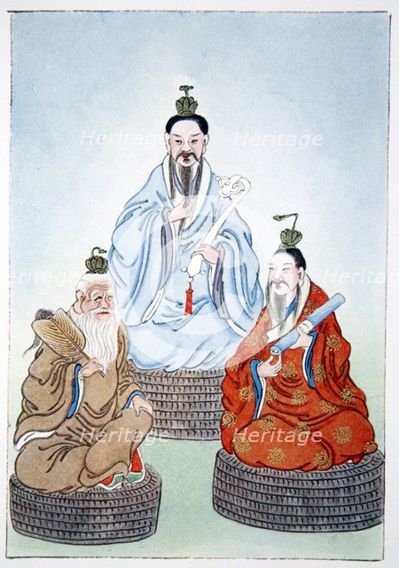 The Taoist Triad, 1922. Artist: Unknown