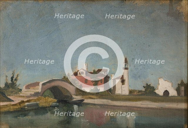 Oriental Landscape, between 1864-1870. Creator: Stanislaus von Chlebowski.