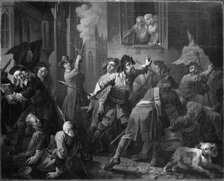 Jacob von Thyboe, V. akt, 11. scene;Holberg Gallerie. Scener fra Ludvig Holbergs komedier, 1810. Creator: Christian August Lorentzen.