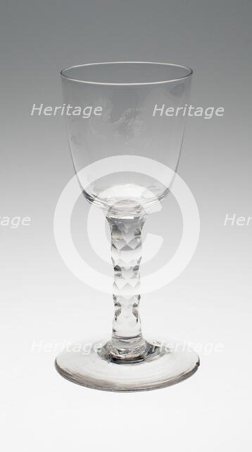 Wine Glass, England, c. 1795. Creator: Unknown.