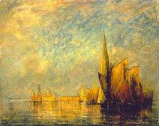 Sunset, San Giorgio, late 19th-early 20th century. Creator: William Gedney Bunce.