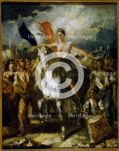 Liberty, allegory of the days of 1830, c1830. Creator: Louis Candide Boulanger.