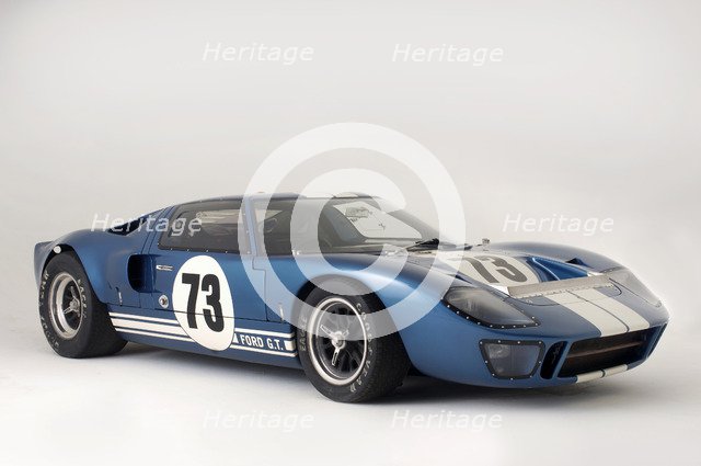 Ford GT40 Daytona prototype 1965. Artist: Simon Clay.