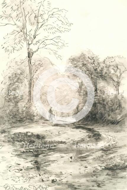 Watery Lane, Edgbaston, 1800-1824. Creator: David Cox the Elder.