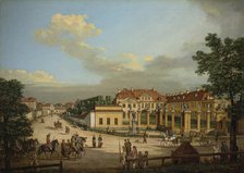 The Mniszech Palace in Warsaw, 1779. Creator: Bellotto, Bernardo (1720-1780).