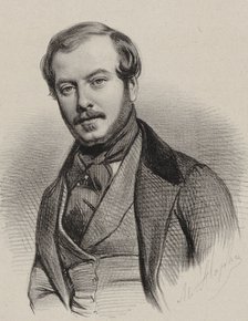 Portrait of the composer Comte Abel d'Adhémar (1812-1851).