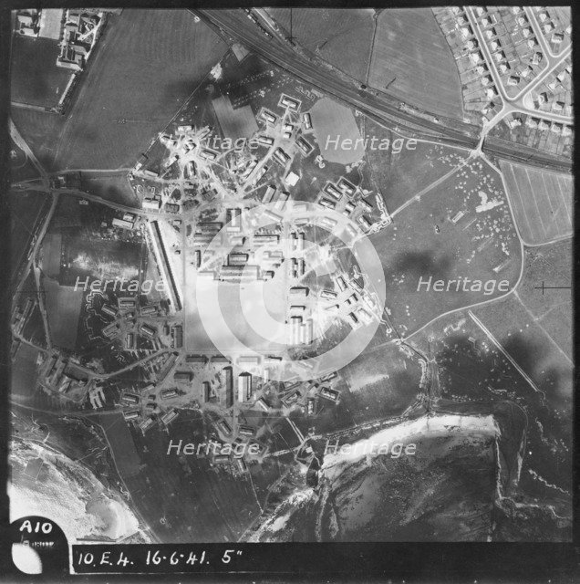 Second World War military camp, Berwich-upon-Tweed, Northumberland, June 1941. Artist: RAF photographer.