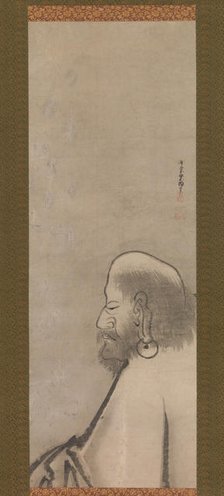 Portrait of Daruma, early 17th century. Creator: Unkoku Togan.