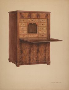 Desk, 1935/1942. Creator: Fritz Boehmer.