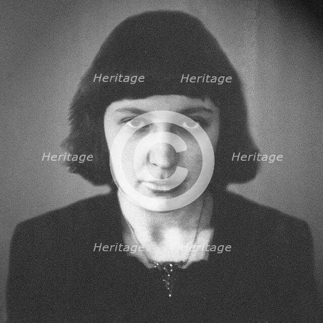 Marina Tsvetaeva, 1910s. Creator: Anonymous.