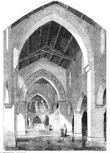 New Church of Il Santissimo Redentore, at Rome, (interior), 1856.  Creator: J. & A.W..