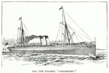 The new steamer "Chelmsford", 1885.  Creator: Unknown.