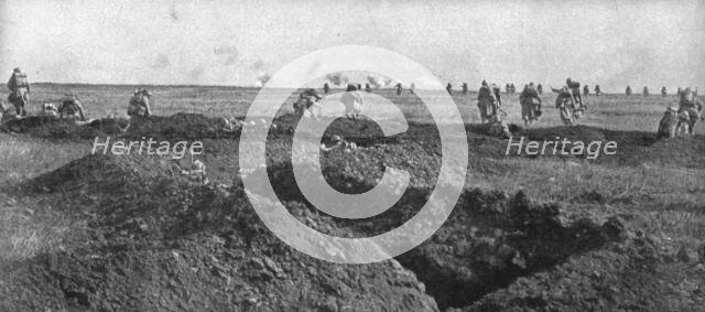'L'Attaque du 5 mai 1917 sur le Chemin des Dames; Notre avance sur le plateau, en direction..., 1917 Creator: Unknown.