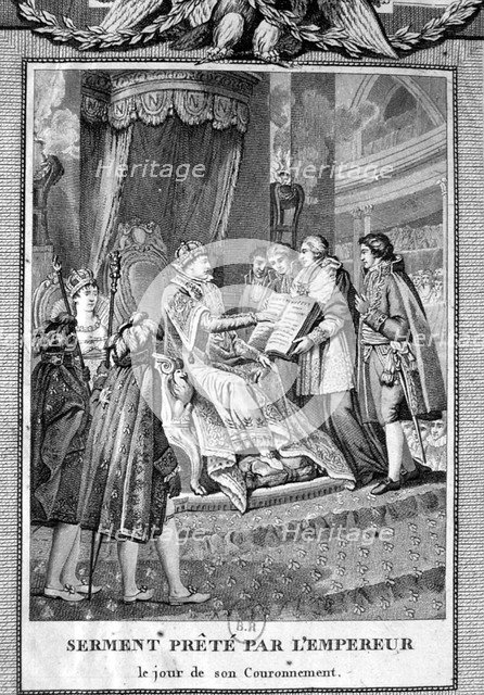 'The Oath of the Emperor', 2nd December 1804, 19th century. Artist: Unknown
