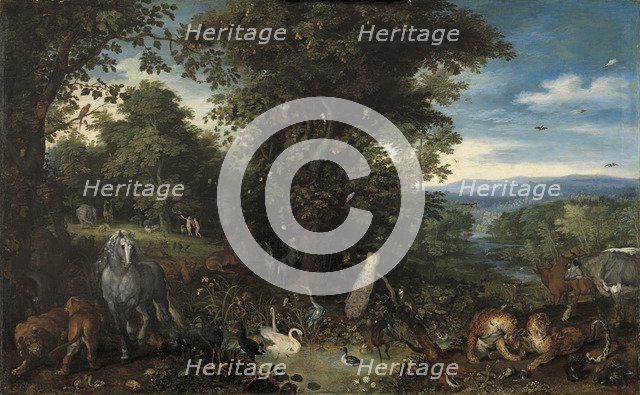 The Garden of Eden, ca 1611.