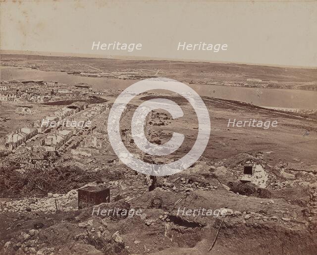 Remains of Stone Buildings, 1855-1856. Creator: James Robertson.