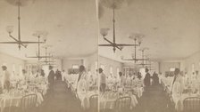 Dining Room, Overlook Mountain House, c1875. Creator: D. J. Auchmoody.
