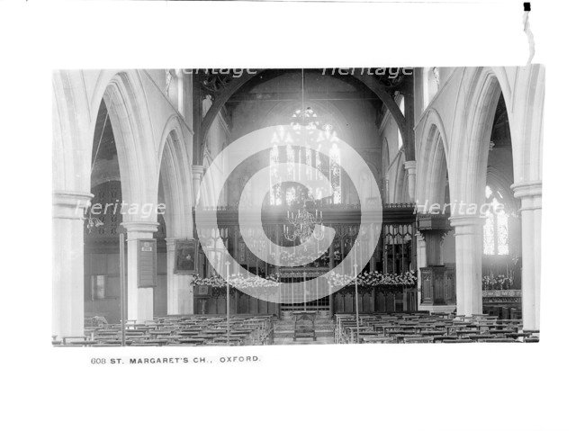 St Margarets Church, Oxford, Oxfordshire, c1860-c1922. Artist: Henry Taunt