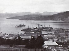 'Wellington Harbour', late 19th-early 20th century.  Creator: Unknown.