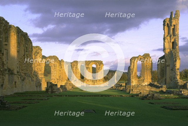 Abbey church, Byland Abbey, North Yorkshire, 1998. Artist: J Richards