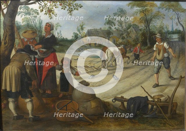 The Month of September, c. 1618. Creator: Vrancx, Sebastiaen (1574-1647).