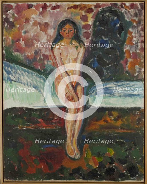 Puberty. Artist: Munch, Edvard (1863-1944)