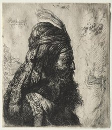 The Third Oriental Head, 1635. Creator: Rembrandt van Rijn (Dutch, 1606-1669); Anonymous, and.